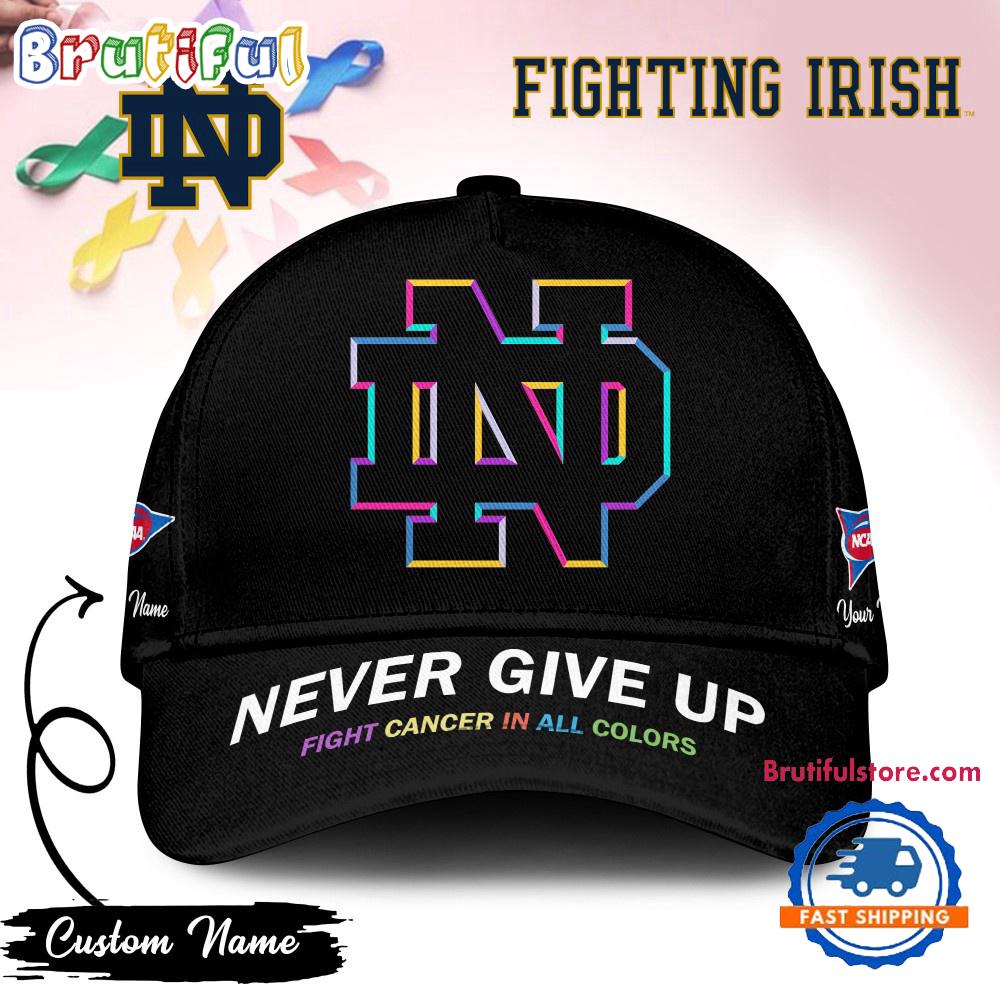Notre Dame Fighting Irish 2025 NCAA FIGHT CANCER IN ALL COLORS Classic Cap