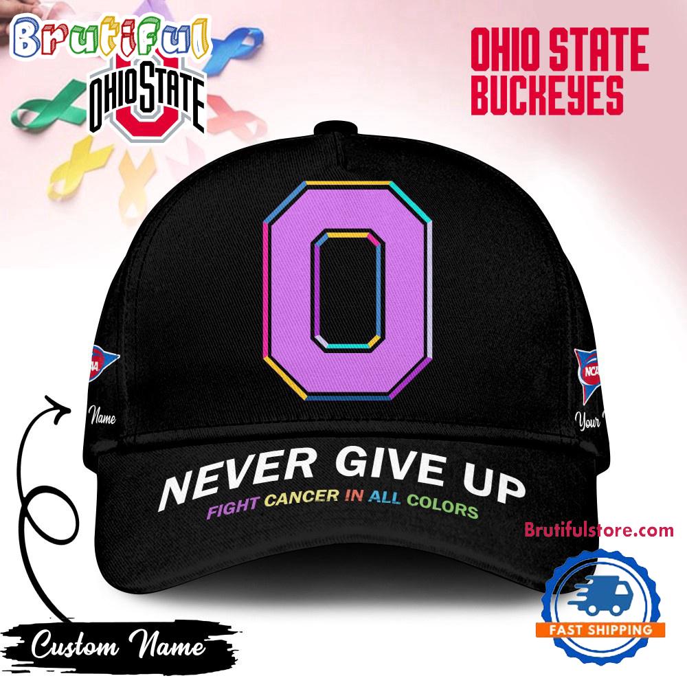 Ohio State Buckeyes 2025 NCAA FIGHT CANCER IN ALL COLORS Classic Cap