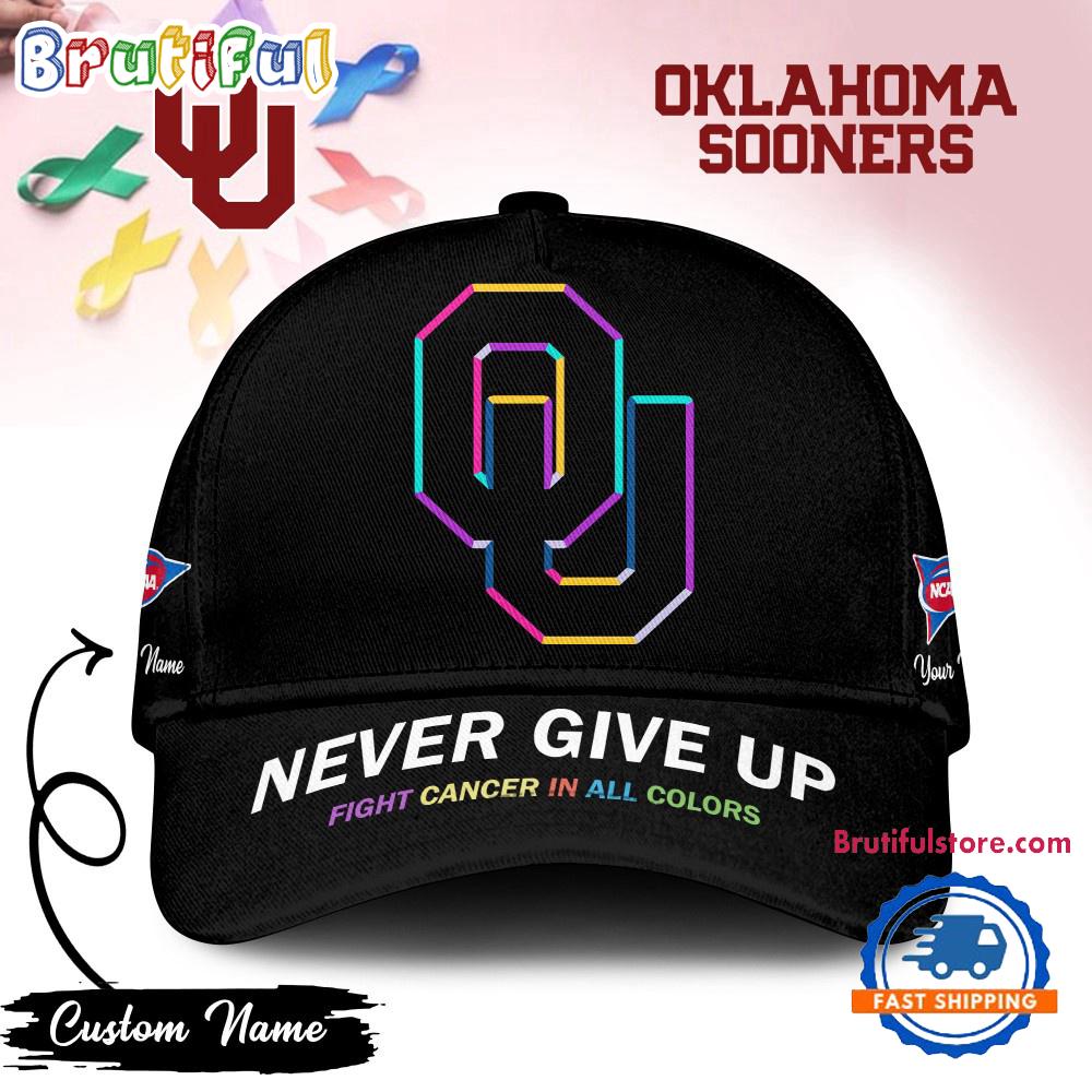 Oklahoma Sooners 2025 NCAA FIGHT CANCER IN ALL COLORS Classic Cap