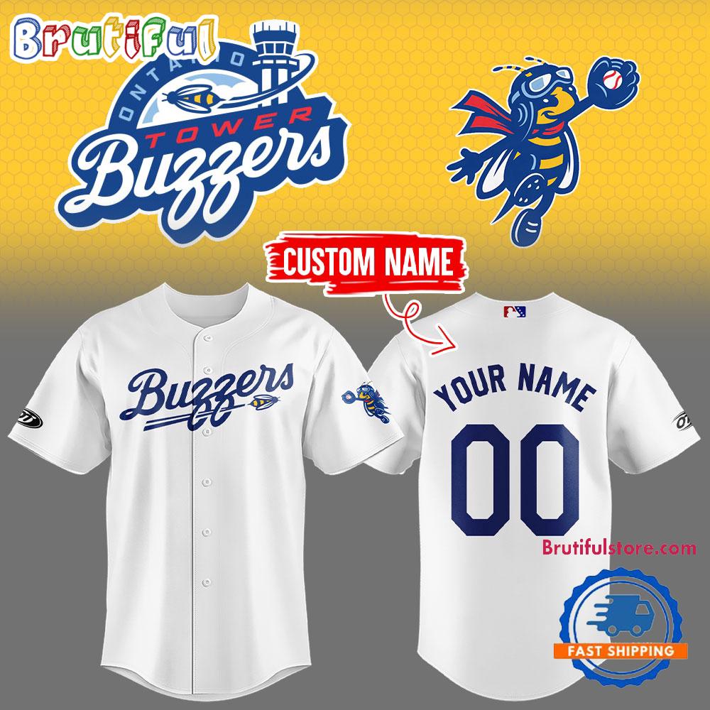 Ontario Tower Buzzers 2025 Baseball Custom White Jersey