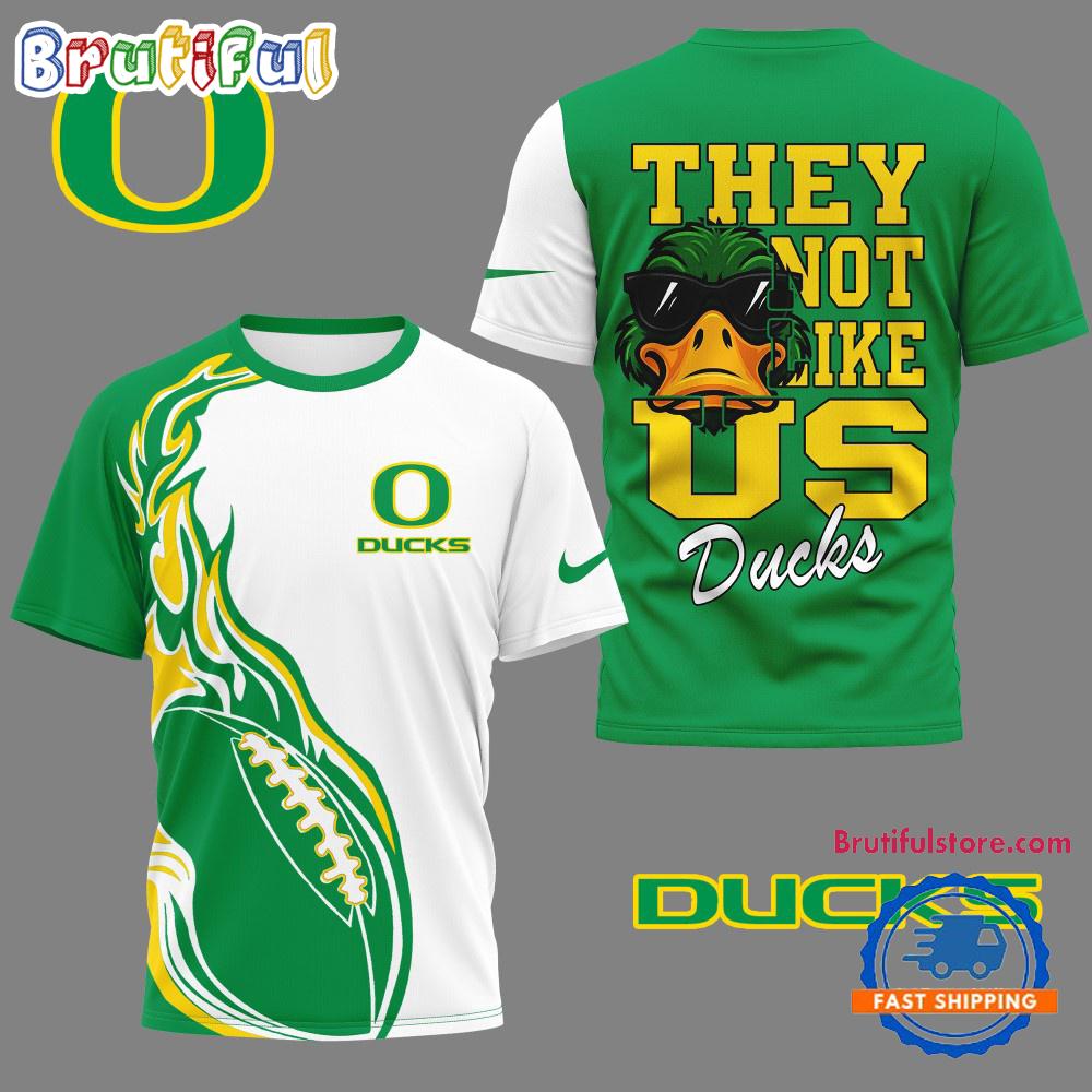 Oregon Ducks 2025 NCAA They Not Like US Unisex 3D Shirt