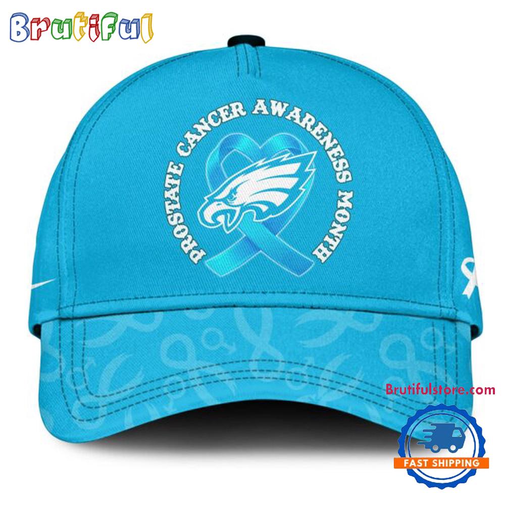 Philadelphia Eagles 2025 NFL Prostate Cancer Awareness Baseball Cap