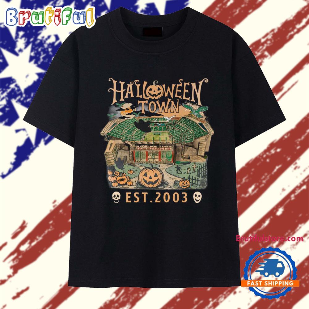 Philadelphia Eagles Halloween Town Est 2003 T Shirt