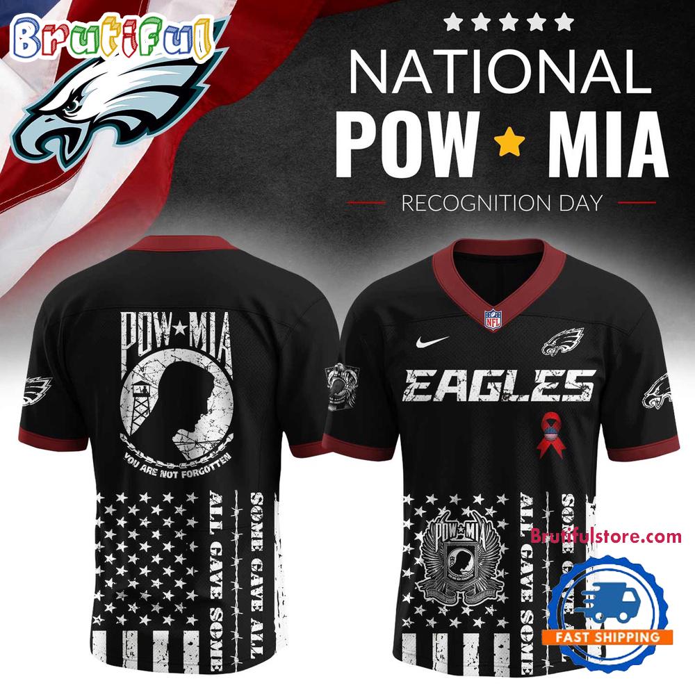 Philadelphia Eagles NFL NATIONAL POW MIA Recognition Day 2025 Football Jersey