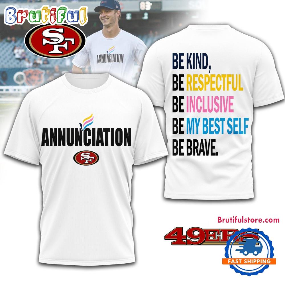 San Francisco 49ers NFL Annunciation 2025 Unisex 3D Shirt