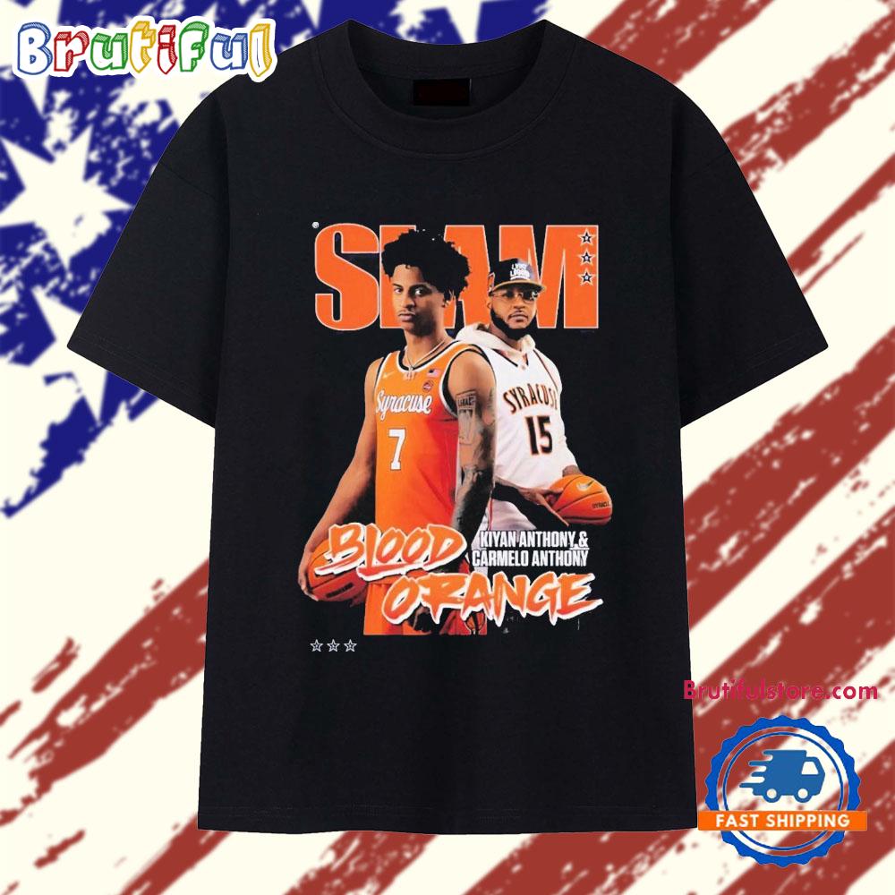 Slam Cover Kiyan Carmelo Anthony T Shirt
