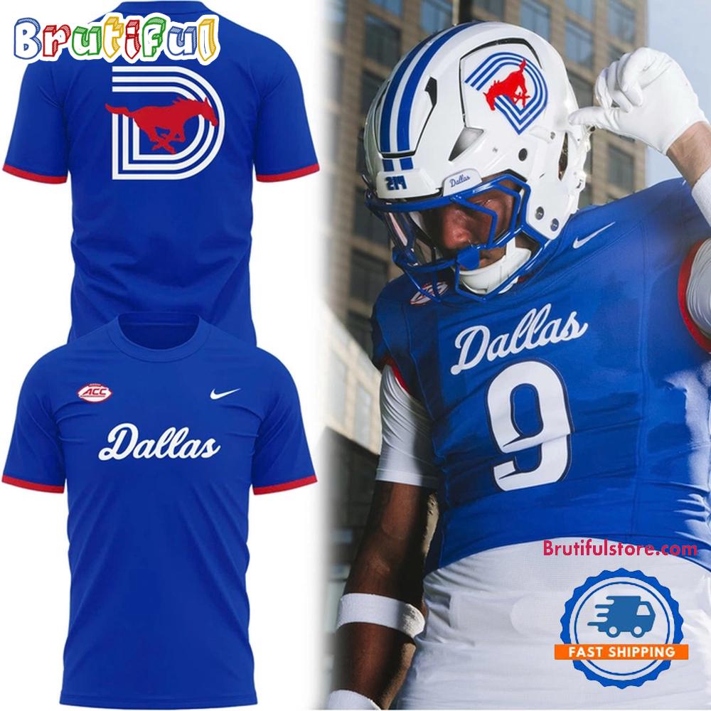SMU Mustangs 2025 Football New Uniform T Shirt
