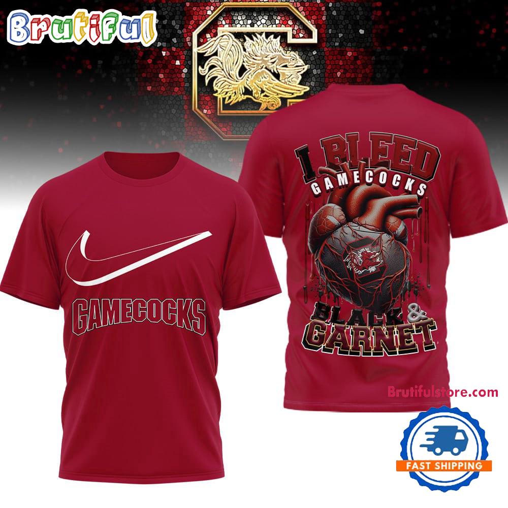 South Carolina Gamecocks 2025 NCAA I Bleed Unisex 3D Shirt