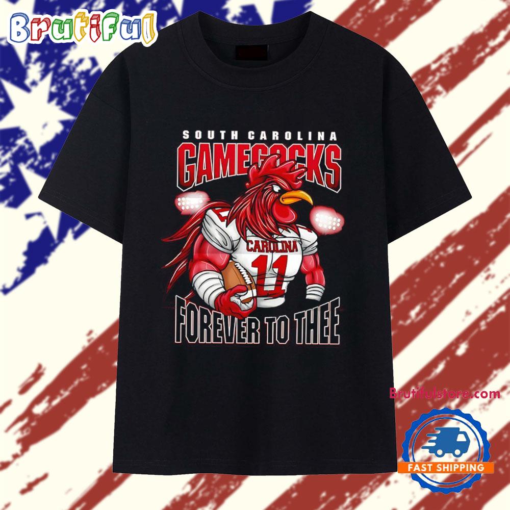 South Carolina Gamecocks Forever to Thee Mascot T Shirt