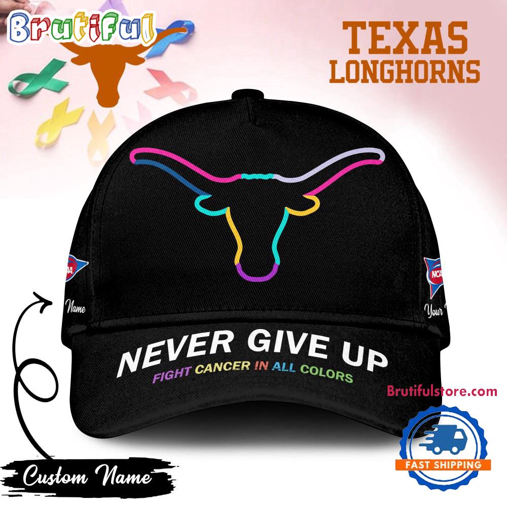 Texas Longhorns 2025 NCAA FIGHT CANCER IN ALL COLORS Classic Cap