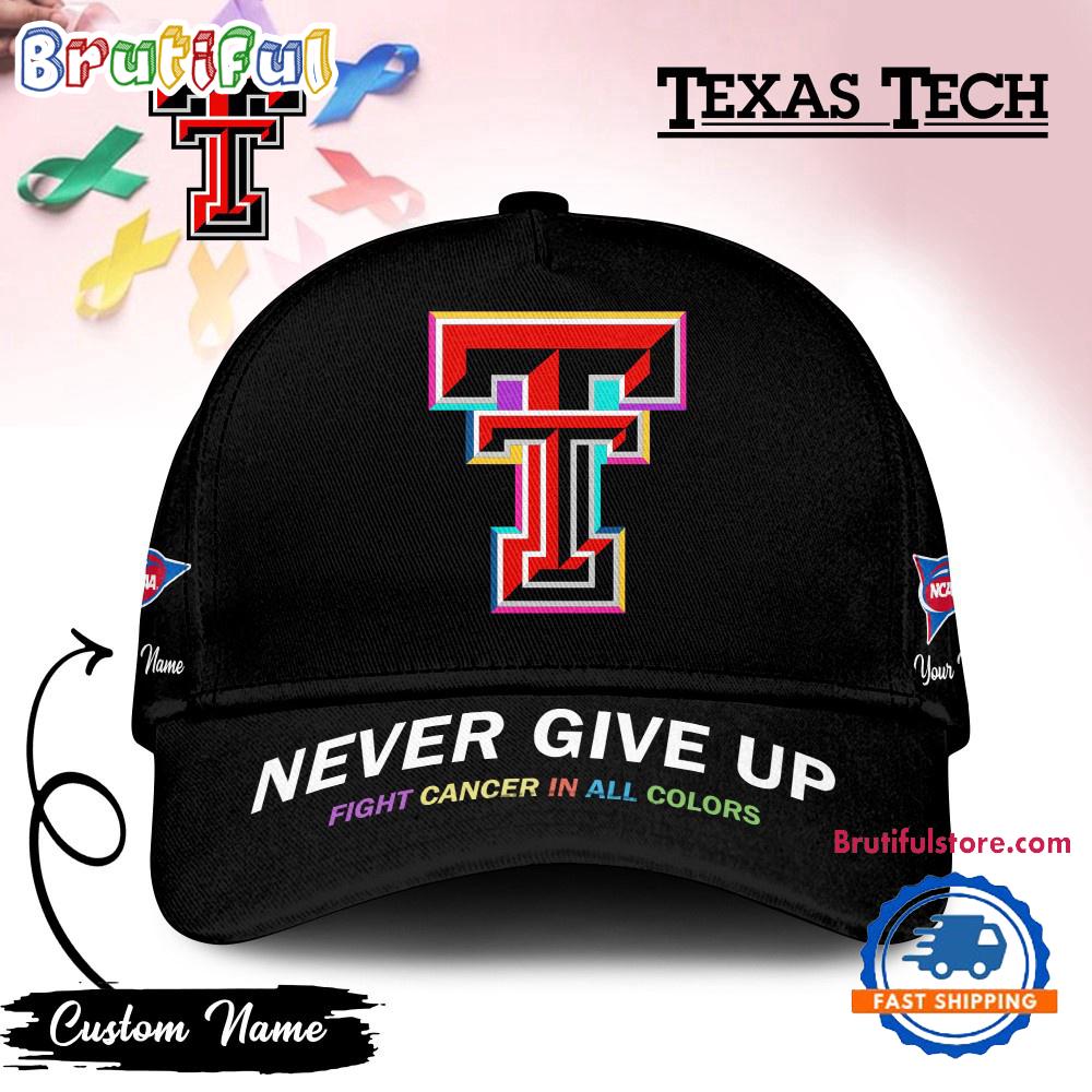 Texas Tech Red Raiders 2025 NCAA FIGHT CANCER IN ALL COLORS Classic Cap