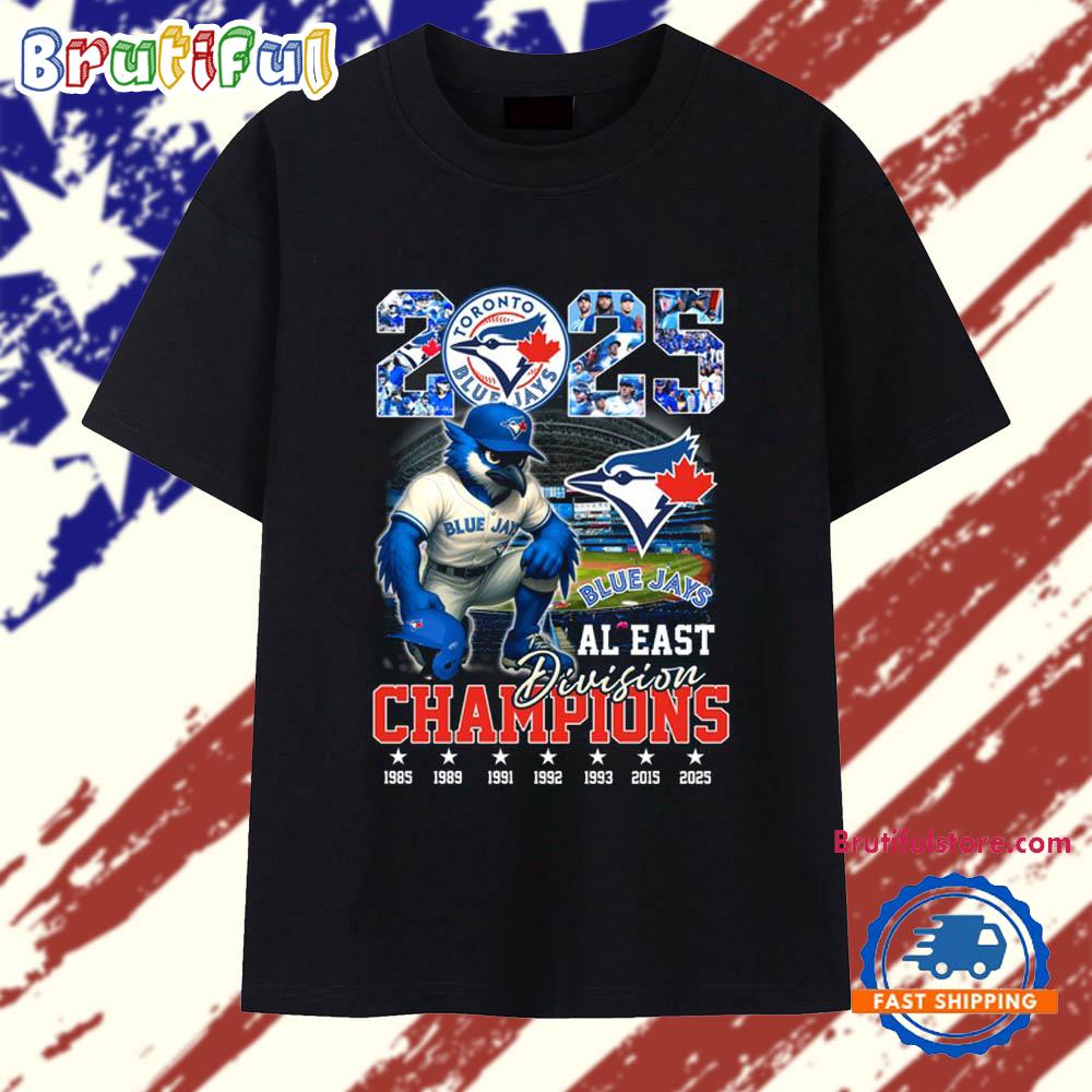 Toronto Blue Jays 2025 AL East Division Champion Vintage T Shirt