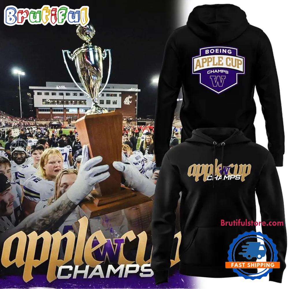 Washington Huskies AppleCup Champs 2025 Hoodie