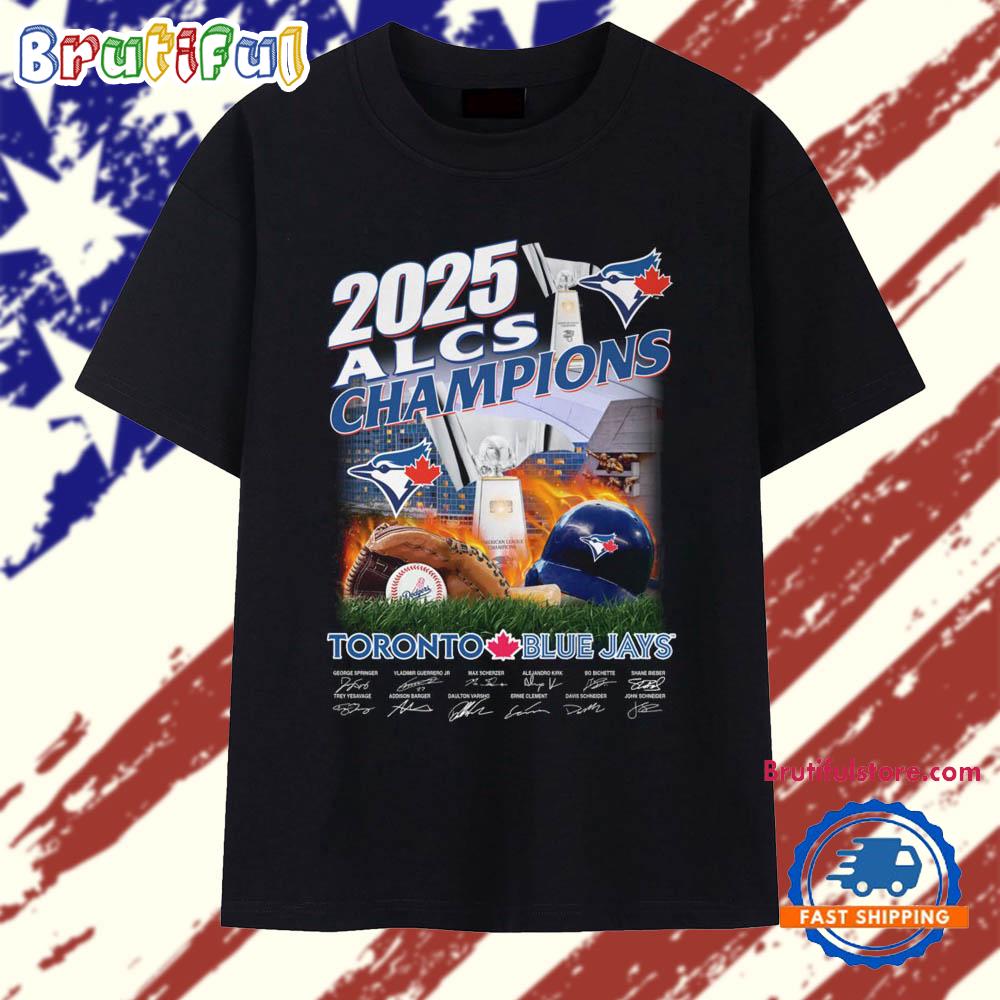 2025 ALCS Champions Toronto Blue Jays Signature Vintage T Shirt