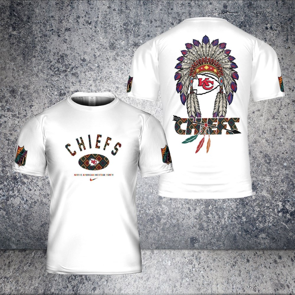 KC Chiefs Native American Heritage Month New Design Shirt