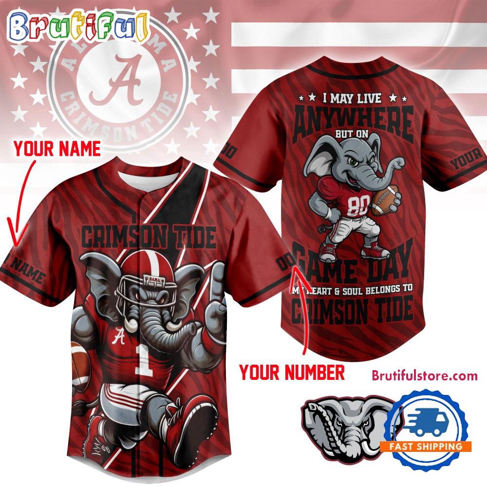 Alabama Crimson Tide 2025 NCAA Game Day Jersey Shirt