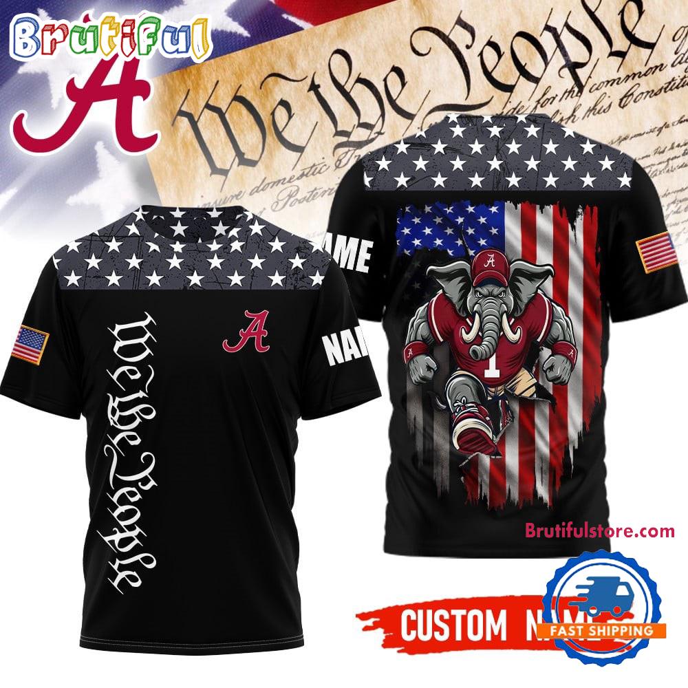 Alabama Crimson Tide 2025 NCAA We The People Limited Edition 3D Shirt