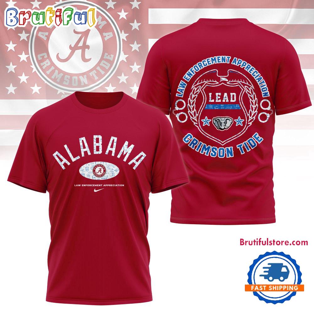 Alabama Crimson Tide NCAA Law Appreciation Month Unisex 3D Shirt