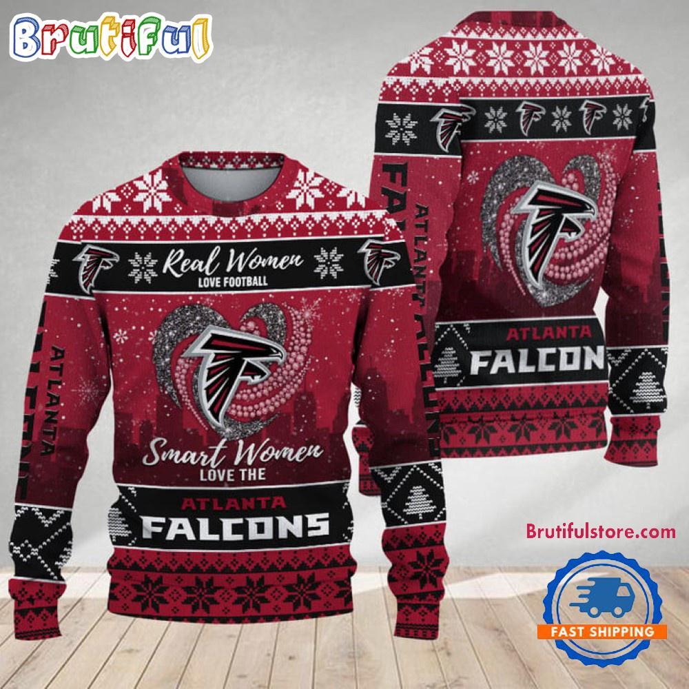 Atlanta Falcons Real Women Love Football Ugly Christmas Sweater