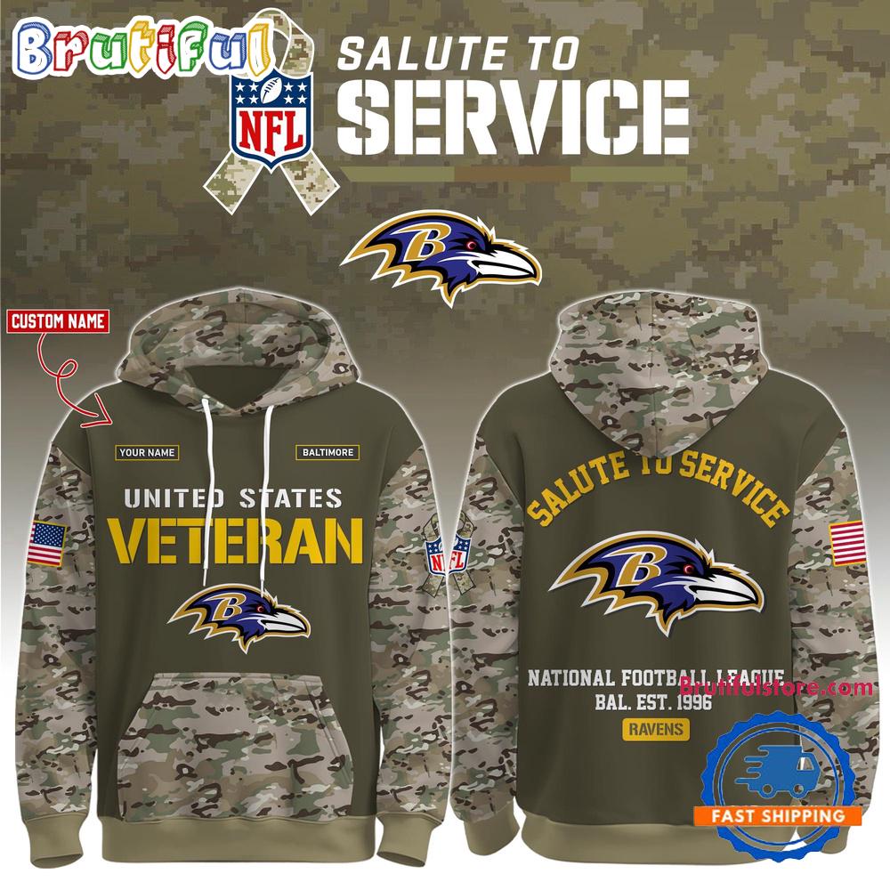 Baltimore Ravens 2025 NFL Veteran Birthday Limited Edition Hoodie Shirt