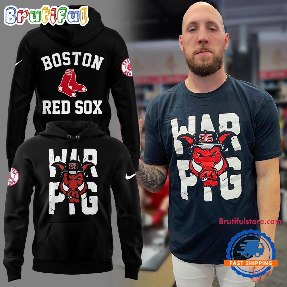 Boston Red Sox War Pig 35 2025 Hoodie Shirt