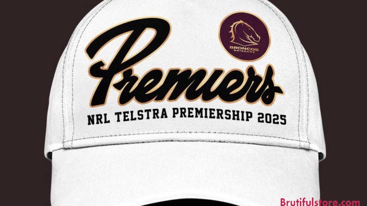 Brisbane Broncos NRL Premiers 2025 Baseball Cap
