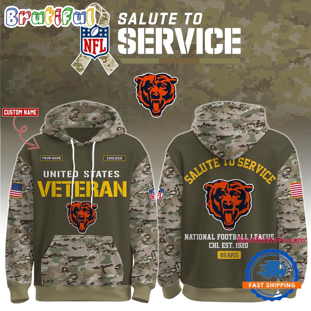 Chicago Bears 2025 NFL Veteran Birthday Limited Edition Hoodie Shirt