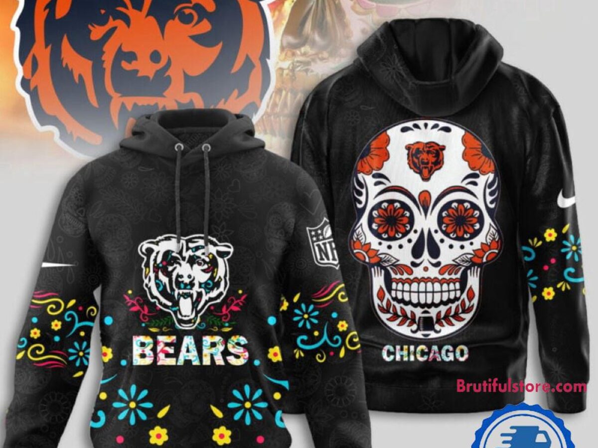 Chicago Bears NFL Dia de los Muertos Limited Editions Hoodie Shirt
