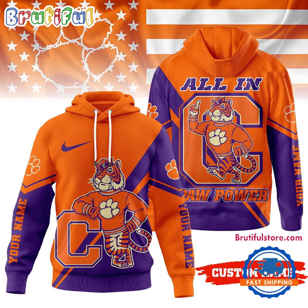 Clemson Tigers 2025 NCAA Duo Color Personalized Hoodie