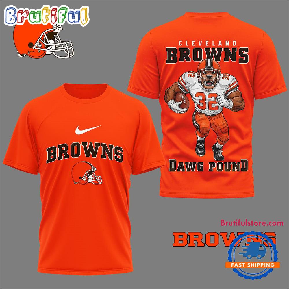Cleveland Browns 2025 NFL Nation Gear All Over Print Shirt