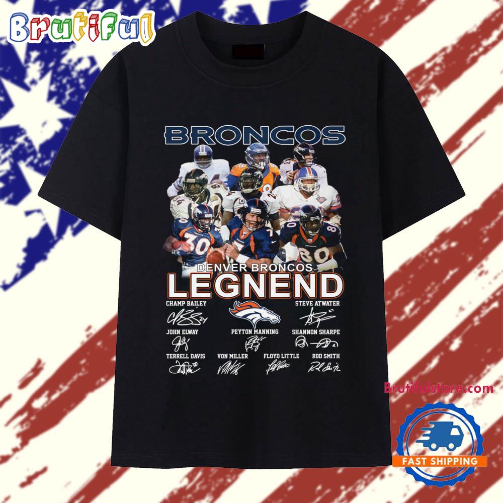 Denver Broncos 2025 NFL Legnend Graphic Signature 2025 T Shirt