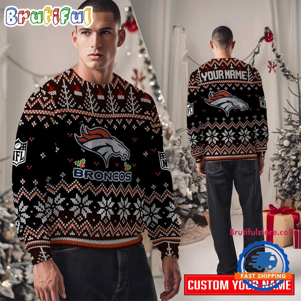 Denver Broncos NFL Special Edition New Ugly Christmas Sweater