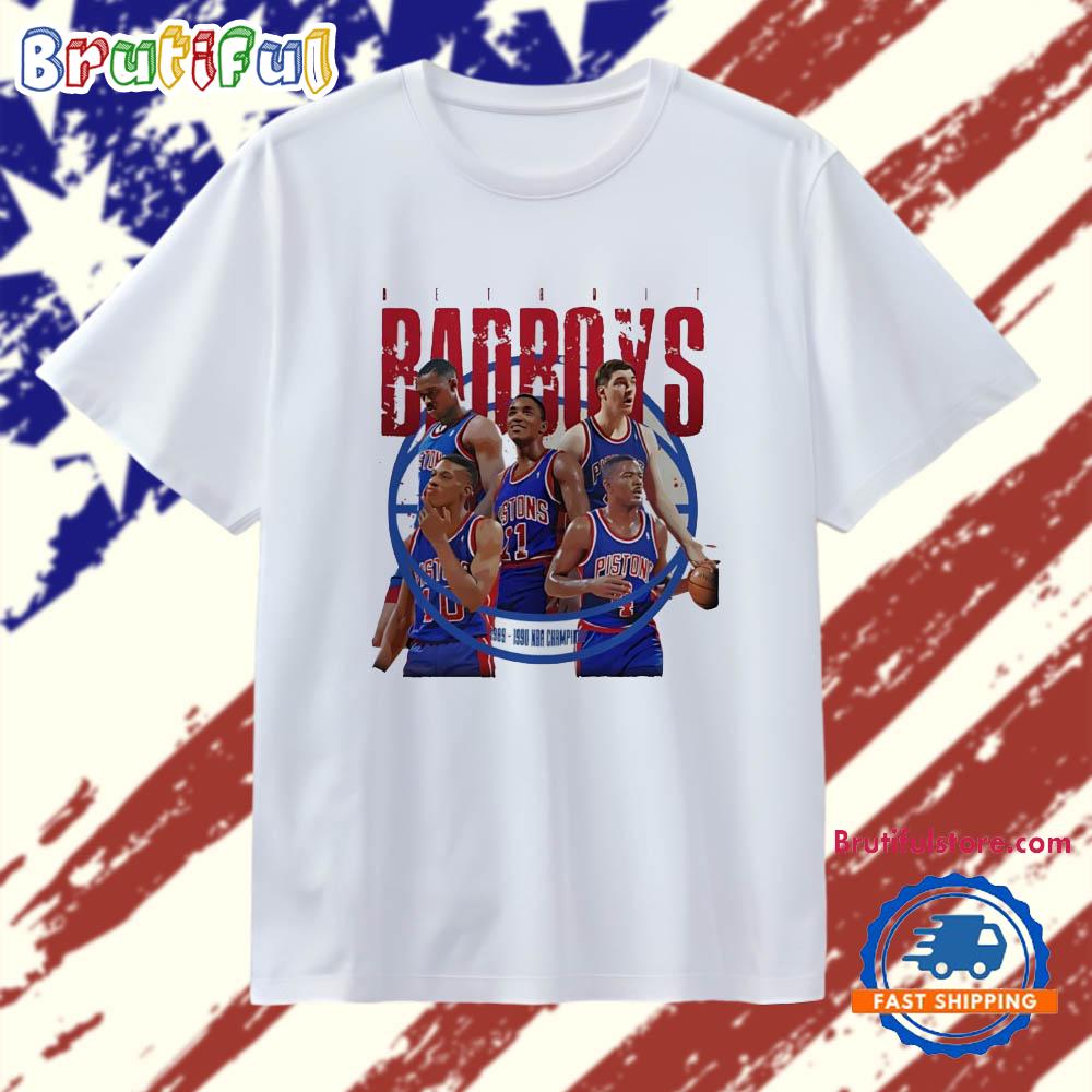 Detroit Pistons Bad boys NBA Championship T Shirt