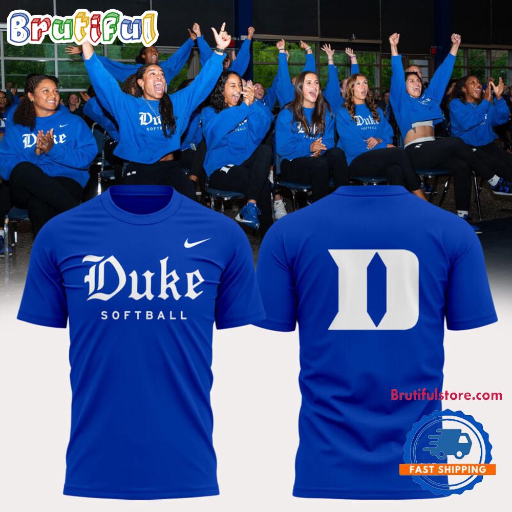 Duke Blue Devils Softball 2025 New Uniform T Shirt