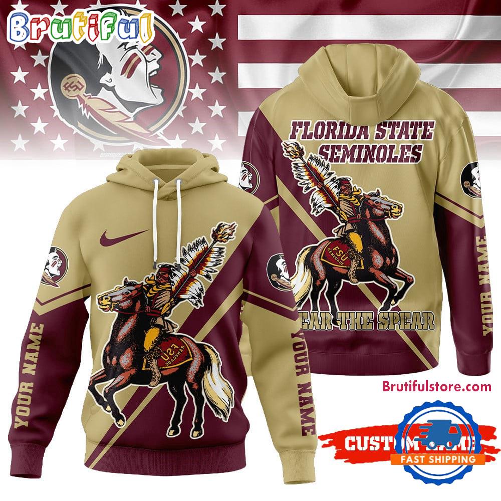 Florida State Seminoles 2025 NCAA Duo Color Personalized Hoodie