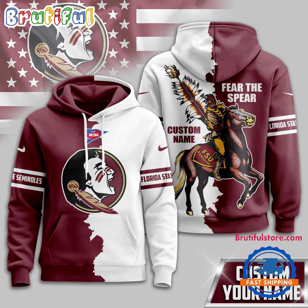 Florida State Seminoles 2025 NCAA Warrior Spirit Personalized Hoodie Shirt