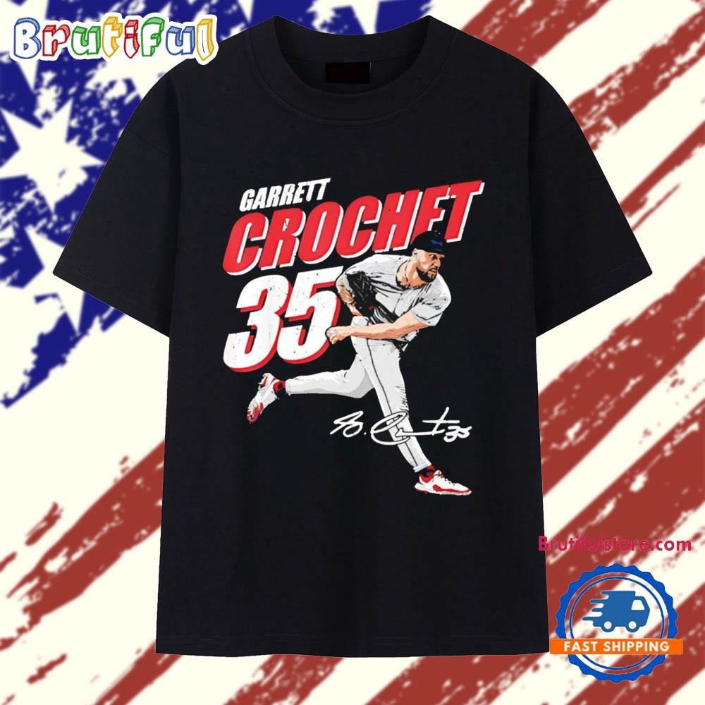 Garrett Crochet Boston Red Sox Signature Cartoon T Shirt