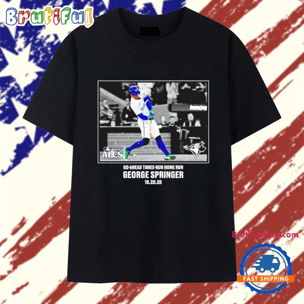 George Springer Toronto Blue Jays 2025 American League Champions Moments T Shirt