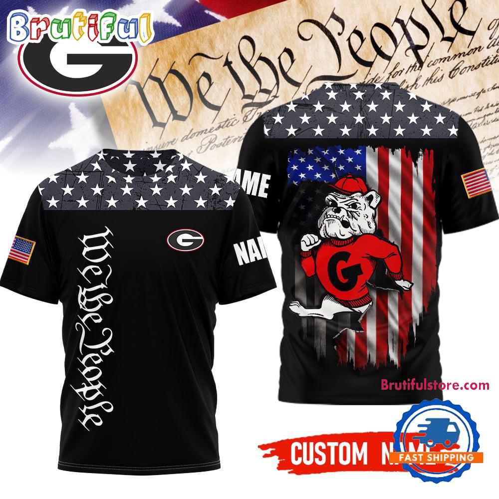 Georgia Bulldogs 2025 NCAA We The People Limited Edition 3D Shirt