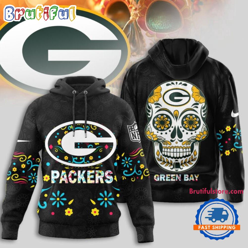 Green Bay Packers NFL Dia de los Muertos Limited Editions Hoodie Shirt