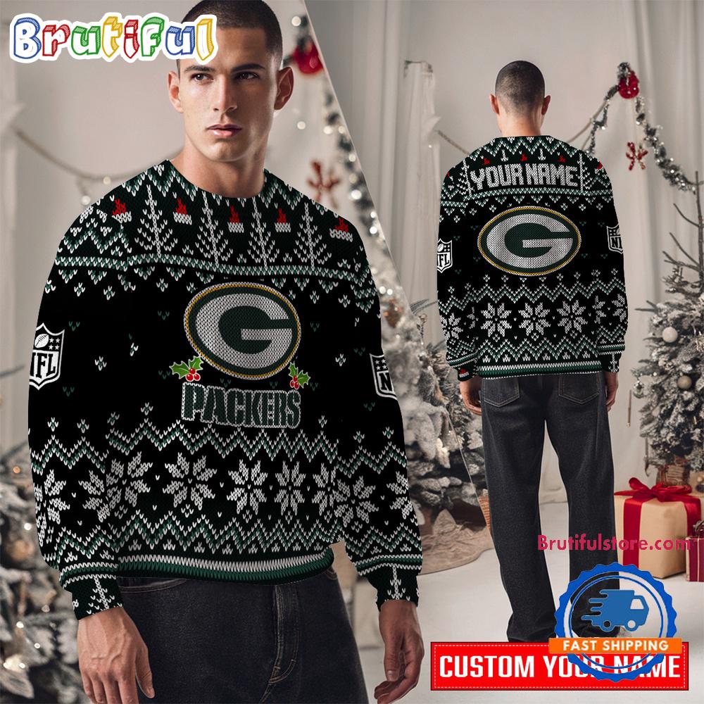 Green Bay Packers NFL Special Edition New Ugly Christmas Sweater