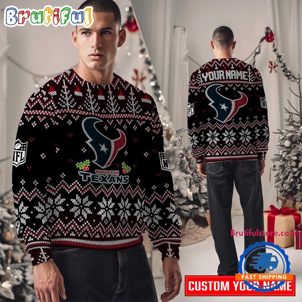 Houston Texans NFL Special Edition New Ugly Christmas Sweater