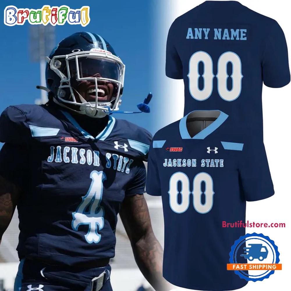 Jackson State Tigers Football Homecoming Uniform Custom Jersey Shirt