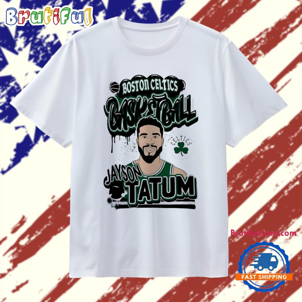 Jayson Tatum Boston Celtics Basketball Caricature T Shirt