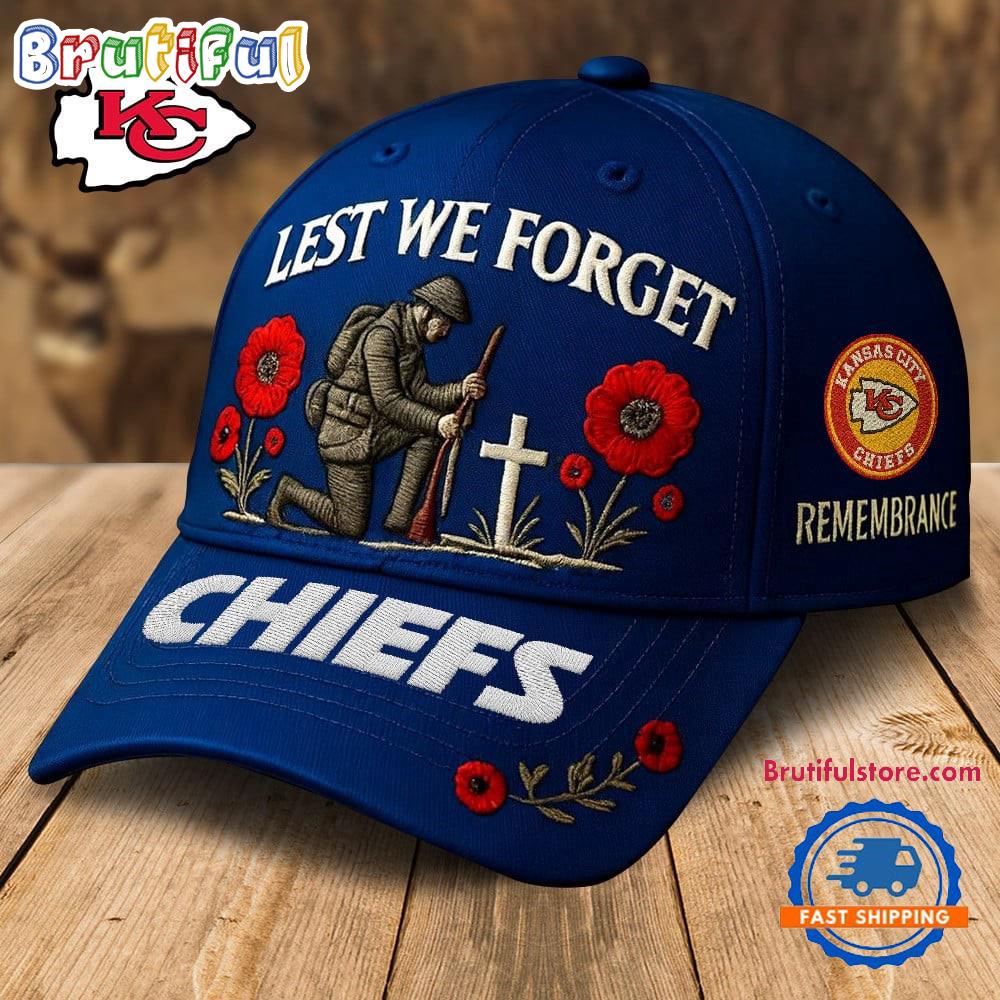Kansas City Chiefs 2025 NFL Lest We Forget Remembrance Classic Cap