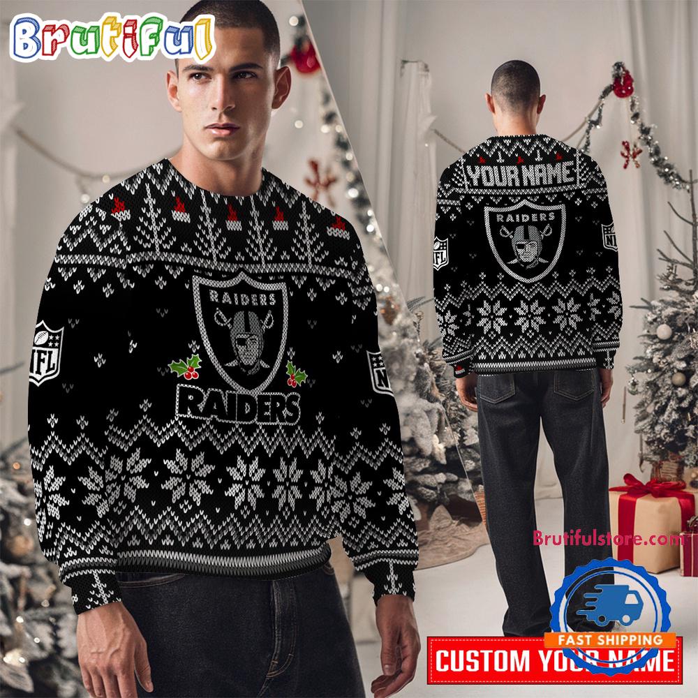 Las Vegas Raiders NFL Special Edition New Ugly Christmas Sweater