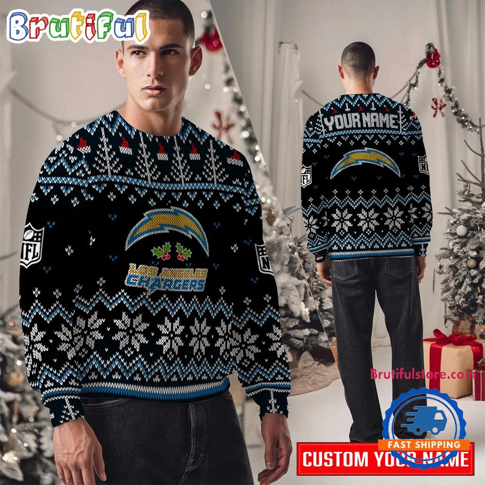 Los Angeles Chargers NFL Special Edition New Ugly Christmas Sweater