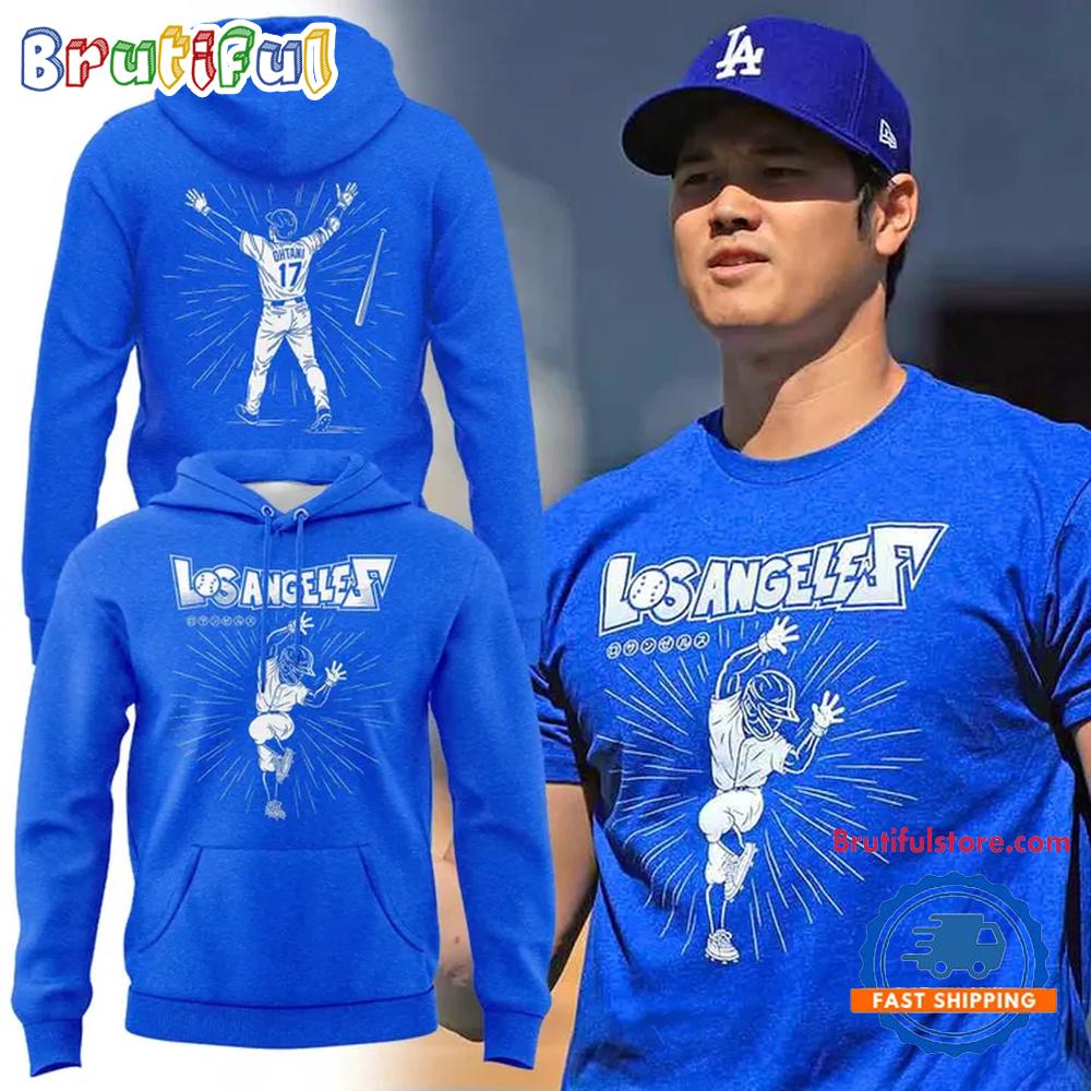 Los Angeles Dodgers 2025 MLB Shohei Ohtani Hip Lock Hoodie Shirt