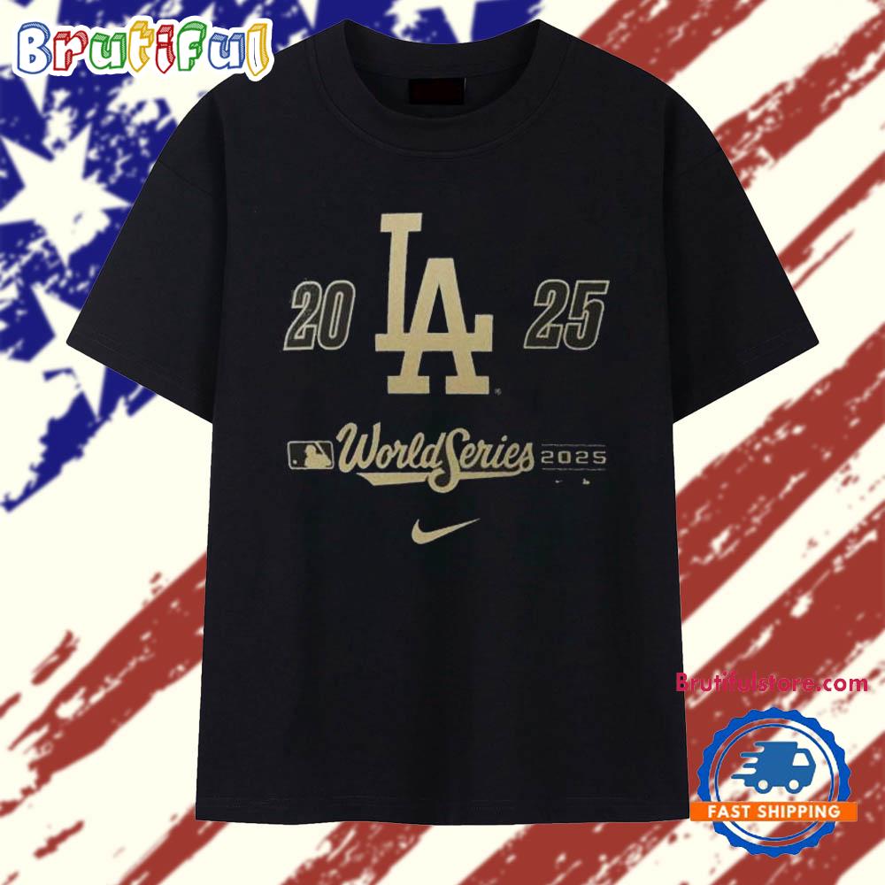 Los Angeles Dodgers 2025 World Series Participant Advance The Runner T Shirt