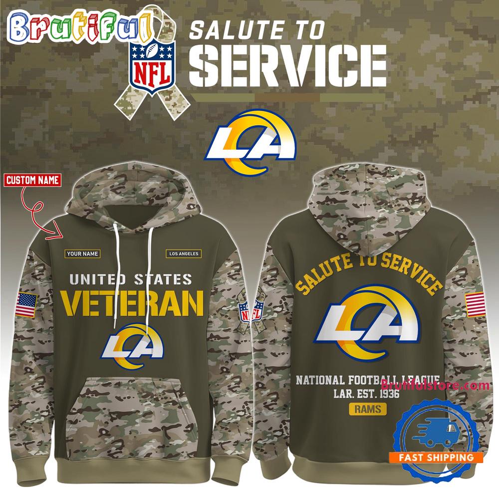 Los Angeles Rams 2025 NFL Veteran Birthday Limited Edition Hoodie Shirt